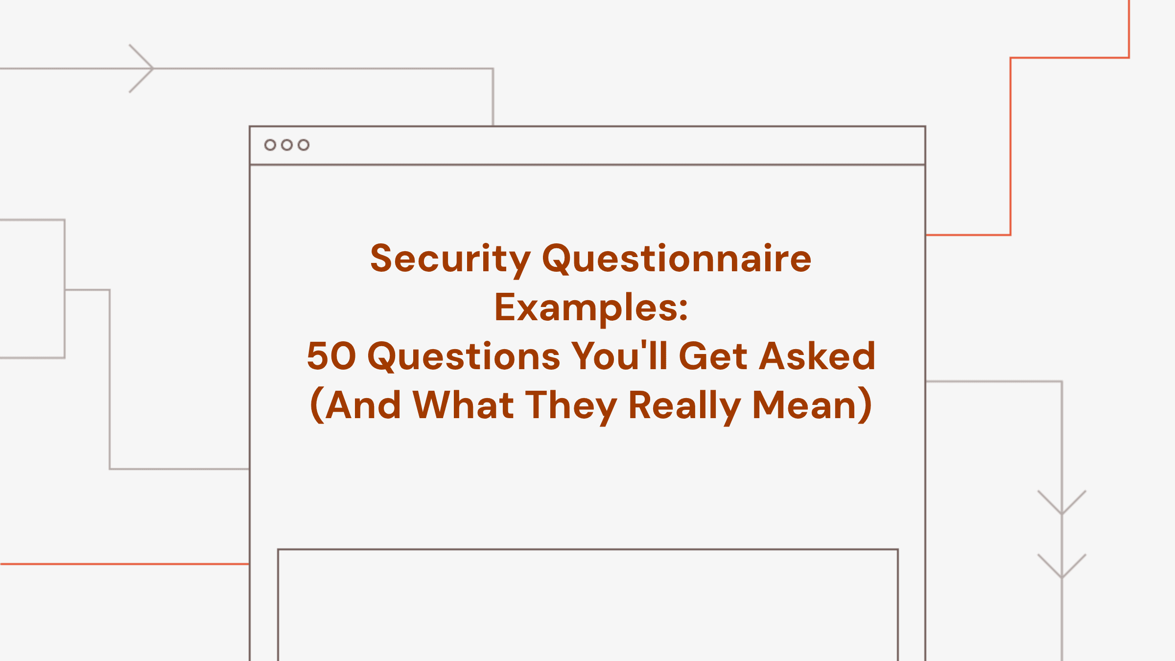 Security Questionnaire Examples: 50 Questions You'll Get Asked (And What They Really Mean)