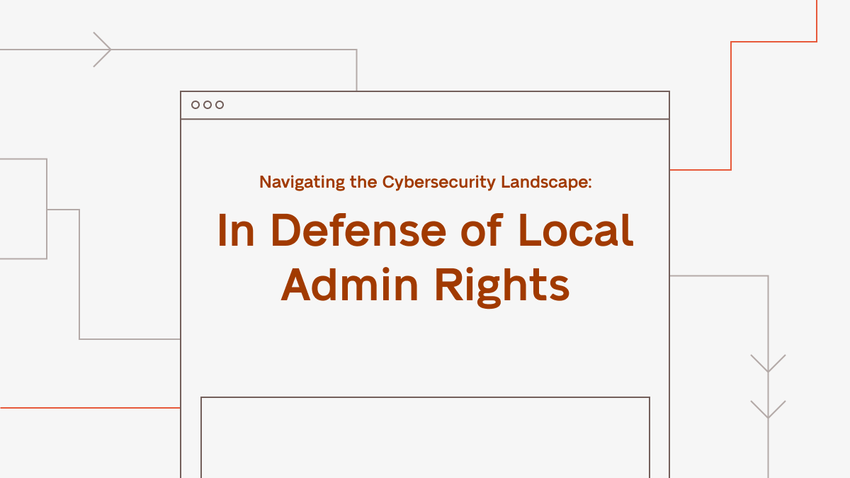 Local Admin Rights Symbol In Defense of Local Admin Rights | Zip Security